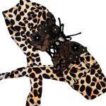 Beach Bunny  Born to be Wild Leopard Bandeau Bikini Top Photo 1