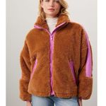 OOF Women's Faux Fur Brown/Pink High Photo 3