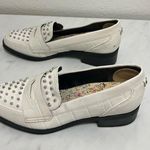 Circus by Sam Edelman Sam Edelman Lali White Mock Croc Studded Loafers Photo 2