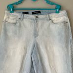 Nine West Light Wash Cropped Jean Capri Size 16 Photo 3