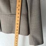 Ann Taylor  16P Womens Brown Tweed Blazer Pants Suit Set Career Office Wool Blend Photo 9