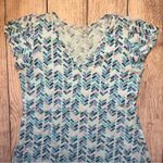 Fresh Produce  Amelia Sun Dress‎ Maritime Mosaic Sea Glass Women’s Large USA Made Photo 2