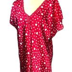 Delicates  brand silky feel red Nighty with heart design! Photo 0