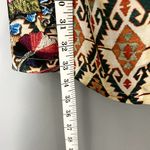 ZARA Green Printed Patchwork Satin Short Sleeve Faux Wrap Mini Summer Dress XS Photo 2