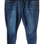 joe's jeans Medium Wash Raw Step Hem Stretch Classic Ankle Skinny Jeans Size 30 Photo 0