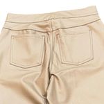 Spanx  Leather Like Straight Leg‎ Pull On Pant Trousers Toffee Large Style 20528R Photo 3