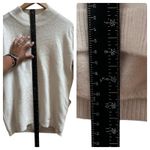 Raga  Ecru Neutral Open Back Pull Over Knit Sweater Size Large Photo 6