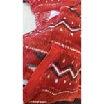 Ralph Lauren Lauren Active Aztec Red Quarter Zip 3/4 Sleeve Thermal Top Large Photo 7