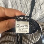 St. John  Collection Knit Cardigan Zip Front Sweater Black & White Photo 5