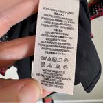 Free People Black Red Polka Dot Floral Mini Dress Womens 0 Long Sleeve Boho Fall Photo 4