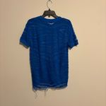 IRO Distressed blue zebra print/mesh coverup Photo 5