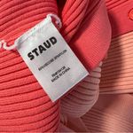 Staud Shoko Ribbed Knit Midi Dress Bittersweet/Peach Sz S Orange Photo 3