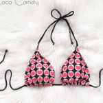 🆕Hot Pink Heart Bikini Top Size M Photo 1