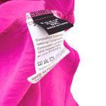 SheIn  Curve Sleeveless Tie Front Ruffle Hem Mini Dress Size 0XL Boho Summer Pink Photo 5