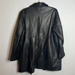 wilson's leather Vintage  black long lined leather jacket Photo 5