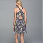 Lululemon City Summer Dress in Floral Sport White Multi / Narrow Court Stripe Black White Photo 1
