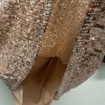 A.U.W Sequin Top size M rose gold color with lining Pink Size M Photo 3