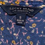 Lucky Brand Cute  Blue Floral Top Women’s Size Small Off the Shoulder Tank Shirt! Photo 3