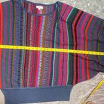 NOVICA Artisan Handmade Kimono Sleeve Sweater Alpaca Wool Blend from Peru S/M Blue Size M Photo 7