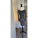 Miss Selfridge Miss Selfrige Sparkly Body-con New Year Eve Dress Silver & Black Photo 2