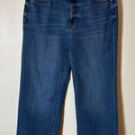 Rebecca Minkoff  Blue Wash Cropped Wide Leg Jeans Size 4 Photo 0