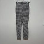 Sézane Sezane Clara Black White Herringbone Slim Trouser Pant Size 32 Euro Photo 1