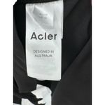 Acler Doheny Black Drape Scarf Sleeveless Blouse Top Size 10 Asymmetrical Photo 6