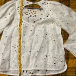 Rebecca Taylor eyelet white lace blouse Great condition :Box 007: Photo 8