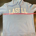 Lasell University Hoodie‎ Sweatshirt Women's Medium Blue Comfy Redshirt Photo 5