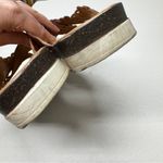 Lilian’s Tan Leather Colorful Flower Sandals Womens 10.5 Platform Beachy Summer Photo 6