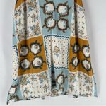 Joie  Silky Chiffon Multicolor‎ Handkerchief Print V Neck Tank Top Photo 2