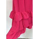 Sofia Jeans Hot Pink by Sofia Vergara Tiered Ruffled Dress‎ Photo 4
