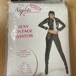 New Women’s 4pc Magic Nights Vintage Aviator Halloween Costume Size Large 12 Photo 0