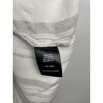 Torrid White Gray Stripe Dolman Tassel Split Neck Rayon Peplum Top Size 3X Photo 1