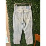 Abercrombie & Fitch Blue The 90s Ultra High Rise Straight Jeans Sz 6/28 Short Photo 1
