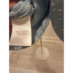 Caslon  Blazer Light Blue and White Size M Floral Pattern Single Button Closure Photo 7