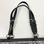 Coach Gallery Multicolored Herringbone Tweed Tote Bag Photo 1