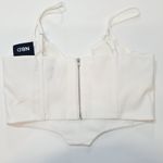 NBD Lacey Bustier Top in White Photo 3