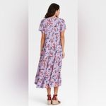 Knox Rose Short Sleeve Floral Maxi Dress in Lilac Photo 1
