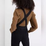 Madewell  Denim Cross Back Jumpsuit in Clybourn Wash NWT Size 0 Photo 3