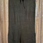 Caslon Olive Green Ribbed Stretchy Soft Midi Skirt Large NWT Photo 0