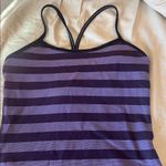 Lululemon set of 2 Y tank size 6 built in bra EUC hot pink/light pink Purple Photo 8