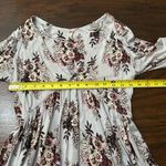 Free People  Speak Easy light blue floral v-neck bell-sleeve top size S Photo 11