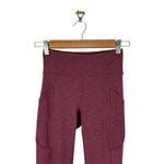 Lululemon Invigorate High Rise Tight 25" Sz 2 Heathered Mulled Wine W5CQLS Photo 2