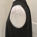 Loft NWT Black Sparkle Swing Sleeveless Dress Sz M Photo 3