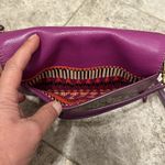 Vera Bradley Faux Leather Wallet Crossbody Purple Photo 7