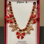 Piper  K | Christmas Plaid Bow Charm Necklace 🎄 Photo 0