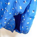 Splendid Blue Floral High Low Summer Tank Top Dress Photo 5