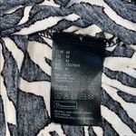 H&M zebra Black and White Midi Sundress with Spaghetti Straps Size Medium Photo 5