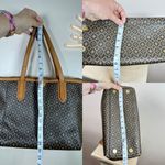 Fossil  Sydney Purse Brown Coated Canvas Signature Large Shoulder Tote Bag Photo 14